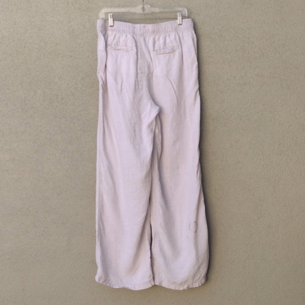 Flawed JNY Light Gray Linen Pants L - Picture 2 of 10